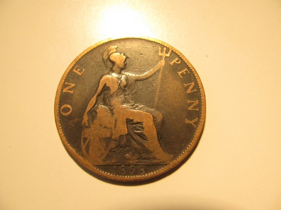1898 Great Britain Penny (Queen Victoria Era)