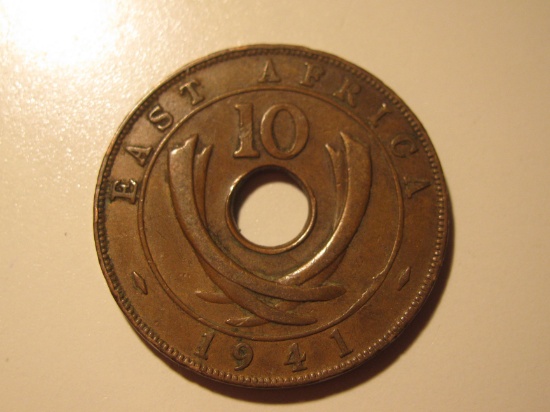 1941 (WWII) East Africa 10 Cents
