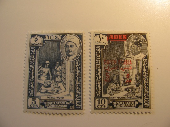 2 Aden Unused  Stamp(s)