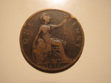 1895 Great Britain 1/2 Penny (Queen Victoria Era)