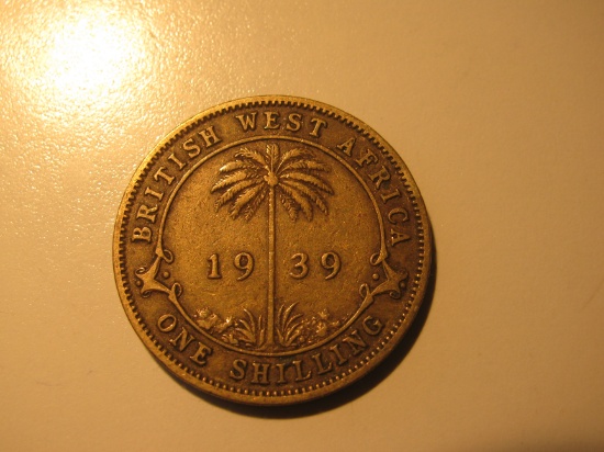 1939 (WWII) Britsih West Africa 1 Shilling