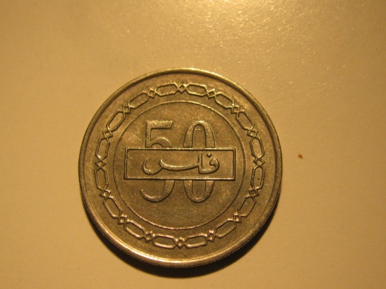 Foreign Coins: Bahrain 50 Felsa