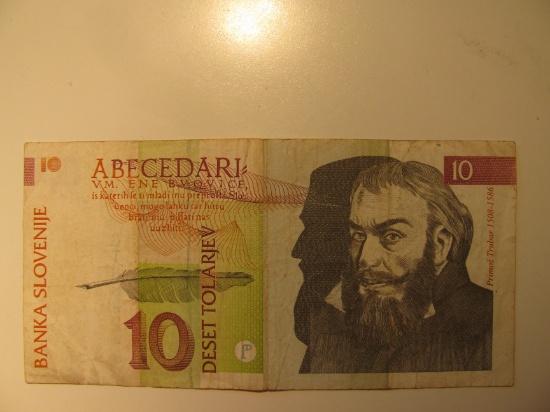 Foreign Currency: Slovenya 10 Tolar