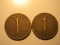 Foreign Coins:  Austria 1959 & 9161 1 Shillings