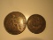 Foreign Coins: Great Britain 1934 Penny & 1937 1/2 Penny