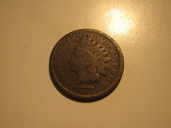 1874 Indian head penny