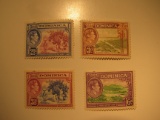 4 Dominica Unused  Stamp(s)