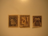 3 Andorra Unused  Stamp(s)