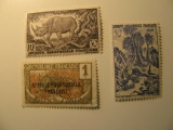 3 French Equatorial Africa Unused  Stamp(s)