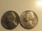 US Coins: 2x1962-D BU/Clean 5 Cents