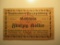 Foreign Currency: Austria 50 Heller Notgeld (UNC)