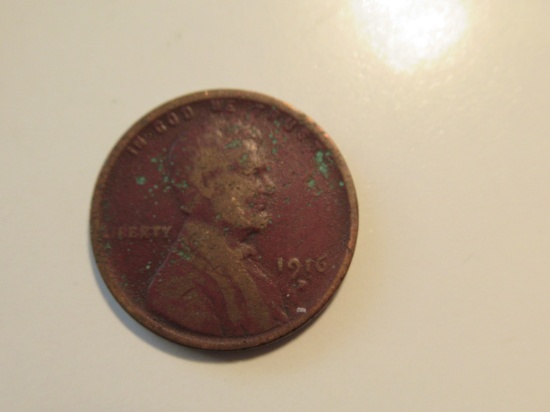 US Coins: 1x1916-D Wheat penney
