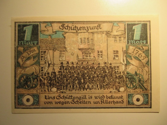 Foreign Currency: 1921 1 Mark Notgeld (UNC)