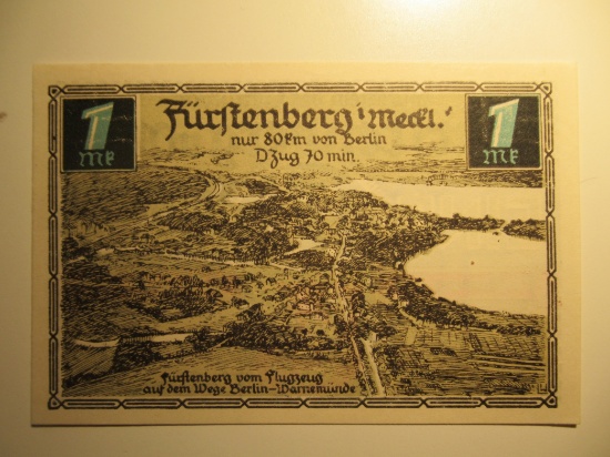 Foreign Currency: 1921 1 Mark Notgeld (UNC)