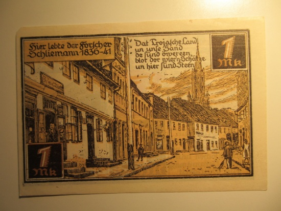 Foreign Currency: 1921 1 Mark Notgeld (UNC)