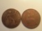 Foreign Coins: Great Britain 1914 & 1966 Pennies