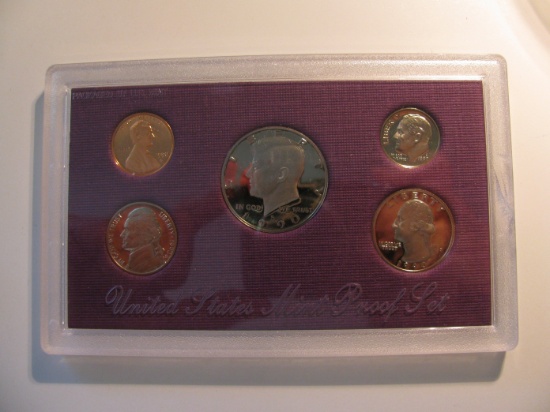 1990 -S United States Poof Set with Box