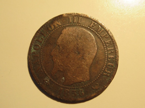 1856 France 5 Centimes