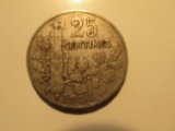 Foreign Coins: 1904 France 25 Centimes
