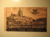 Foreign Currency: 1920 Austria 20 Heller Notgeld (UNC)