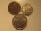 Foreign Coins:  Netherlands 1952 1, 1951 10 & 1950 25 Cents