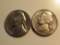 US Coins: 2x1962-D BU/Clean 5 Cents