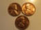 US Coins: 3xBU/Clean 1963-D pennies