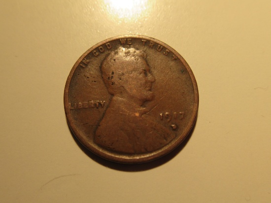 US Coins: 1x1917-D Wheat penney