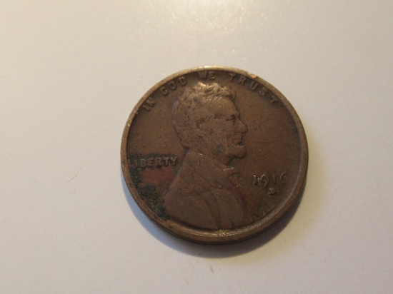 US Coins: 1x1916-D Wheat penney