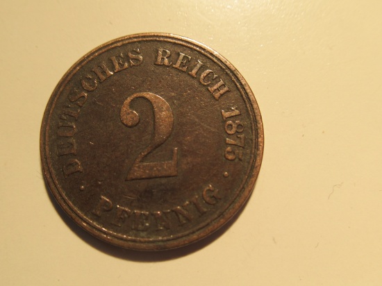 1875 Germany 2 Pfennig