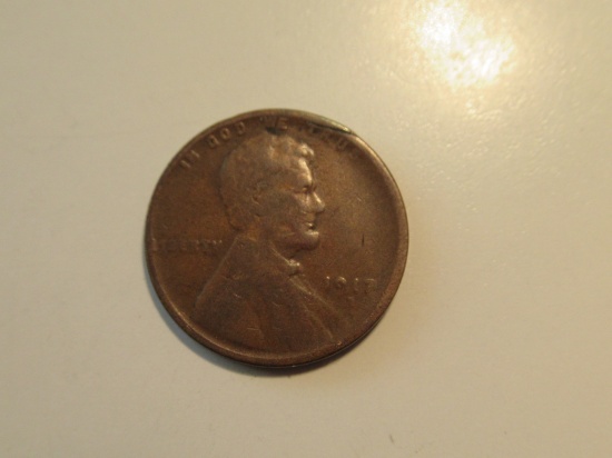 US Coins: 1x1917-D Wheat penney