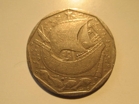 Foreign Coins:  Portugal 50 Escudos