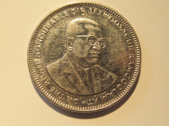 Foreign Coins: Mauritius 1 Rupee