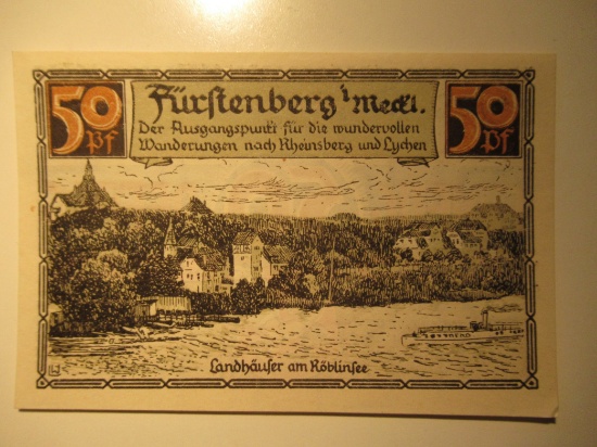 Foreign Currency: 1922 Germany 25 Pfennig Notgeld (UNC)