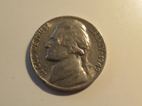 US Coins: 1x1949-S Jefferson Nickel