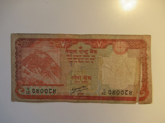 Foreign Currency: Nepal 20 Rupees