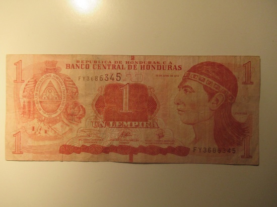 Foreign Currency: Honduras 1 Lempira
