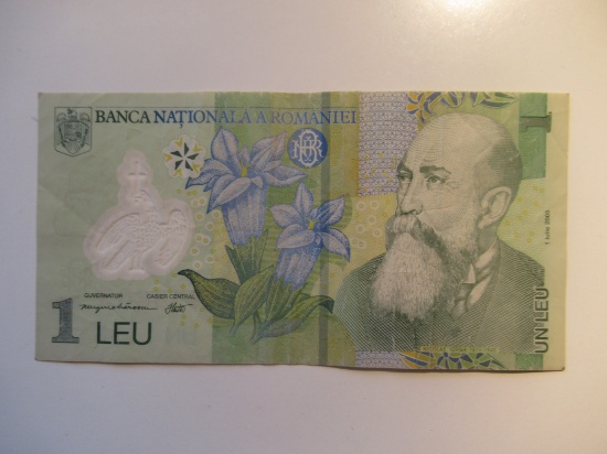 Foreign Currency: Romania 1 Leu