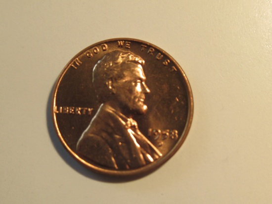 US Coins: 1xBU/Clean 1958 -D Wheat penny