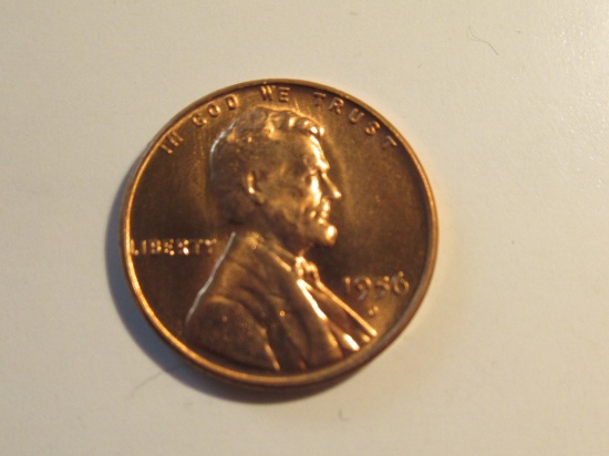 US Coins: 1xBU/Clean 1956-D penney