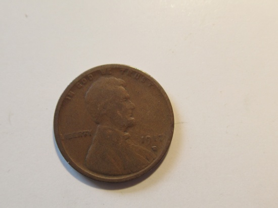 US Coins: 1x1917-D Wheat penney