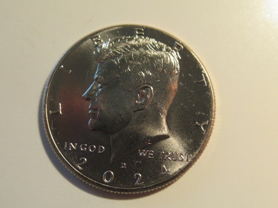 US Coins: 1x2024-D (UNC) Kennedy Half Dollar