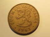 Foreign Coins: 1963 Finland 50 Pennia