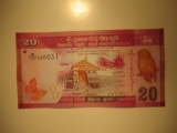 Foreign Currency: Sri Lanaka 20 Rupees (crisp)