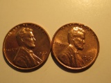US Coins: 2xBU/Clean 1960-D pennies