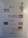 3 Envelopes with First Day Stamped