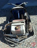 1969 Polaris Mustang snowmobile, SN: 0040614, no engine, parts sled