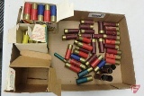 12 and 20 gauge ammo approx. (75) rounds, boxes aren't correct