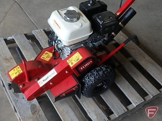 New Toro walk behind stump chipper, model SGR-6, with 2014 Honda Cyclone GX200 engine