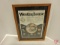 Framed and matted advertising, Westinghouse 1924 17inHx13inW and